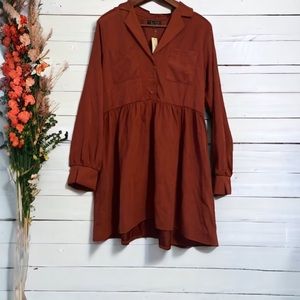 Francesca's Collections Rust Dress‎